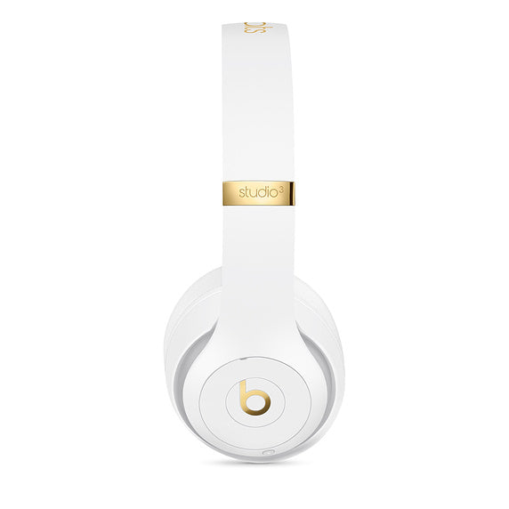 Beats Studio 3 Wireless Bluetooth Headphones (Over Ear) - White Core