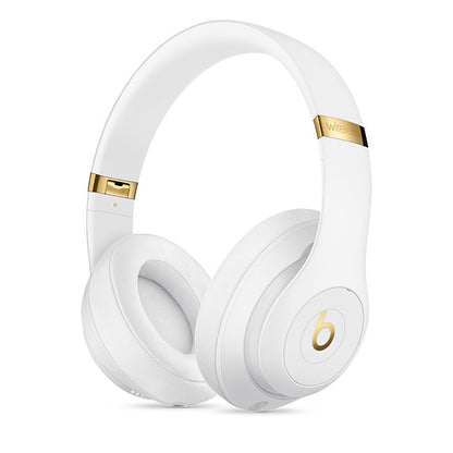 Beats Studio 3 Wireless Bluetooth Headphones (Over Ear) - White Core