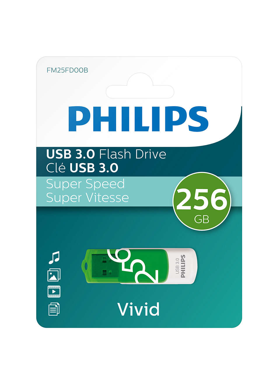 Philips USB 3,0            256GB Vivid Edition Spring Green