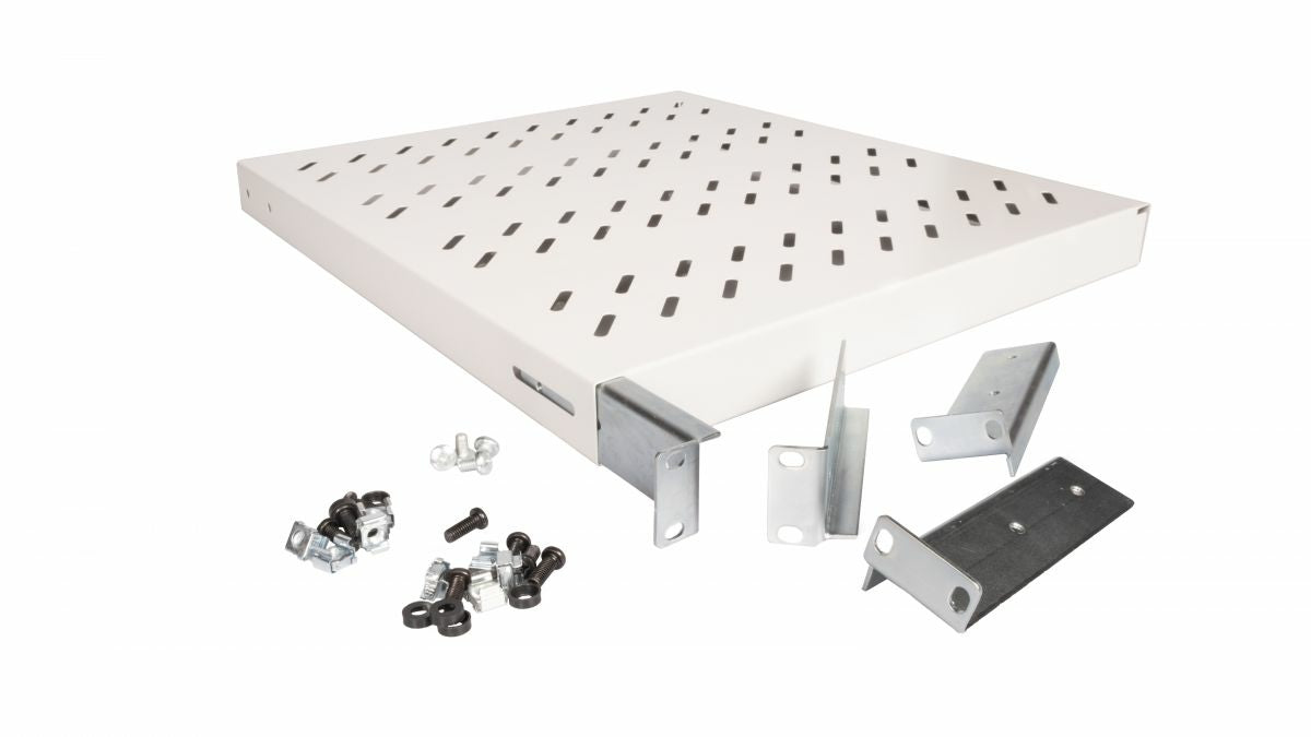 Equip 19" Fachboden var. für Serverschränke  50cm 1U    grau