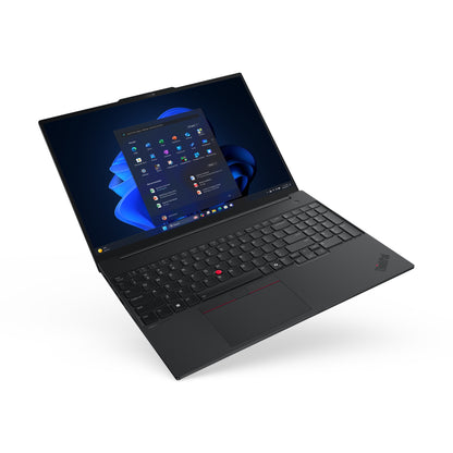 Lenovo ThinkPad E16 Gen 3 (Intel) Copilot+ PC — Intel Core Ultra 7, 16" WUXGA, 16 GB LPDDR5x, 512 GB SSD, Wi‑Fi 6E, Windows 11 Pro — Black