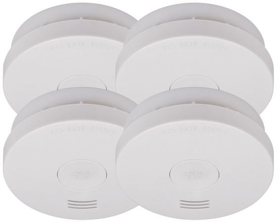 4x Brennenstuhl Smoke Detector 10 years VDS3131 prooved