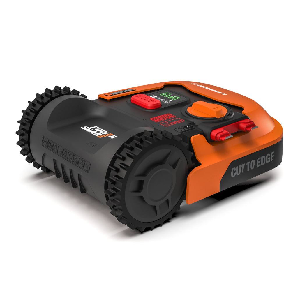 WORX WR141E χορτοκοπτική μηχανή Ρομποτική μηχανή γκαζόν Μπαταρία Μαύρος (Μαύρο), Πορτοκαλί