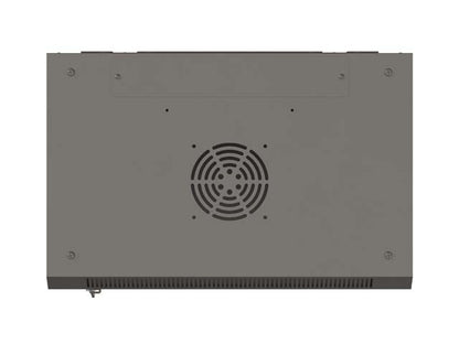 Lanberg WF03-5312-10B rack cabinet 12U Wall mounted rack Black