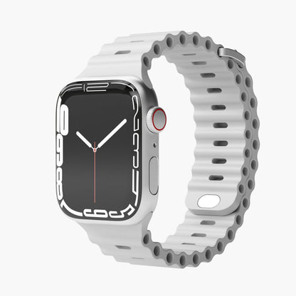 VonMählen Watchstrap for Apple Ocean Band Case 2 Band One light grey (AWS00083)