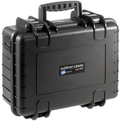 B&W Outdoor Case Type 4000 black with padded devider set
