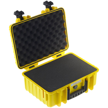 B&W Outdoor Case Type 4000 Yellow with Foam Inlay