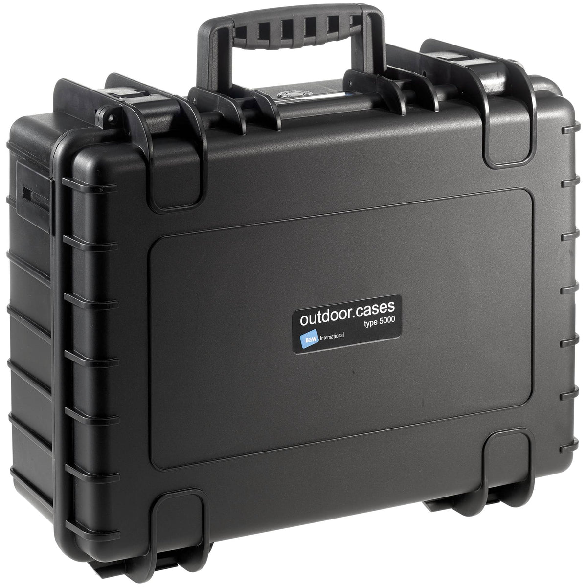 B&W Outdoor Case Type 5000 black with pre-cut foam insert