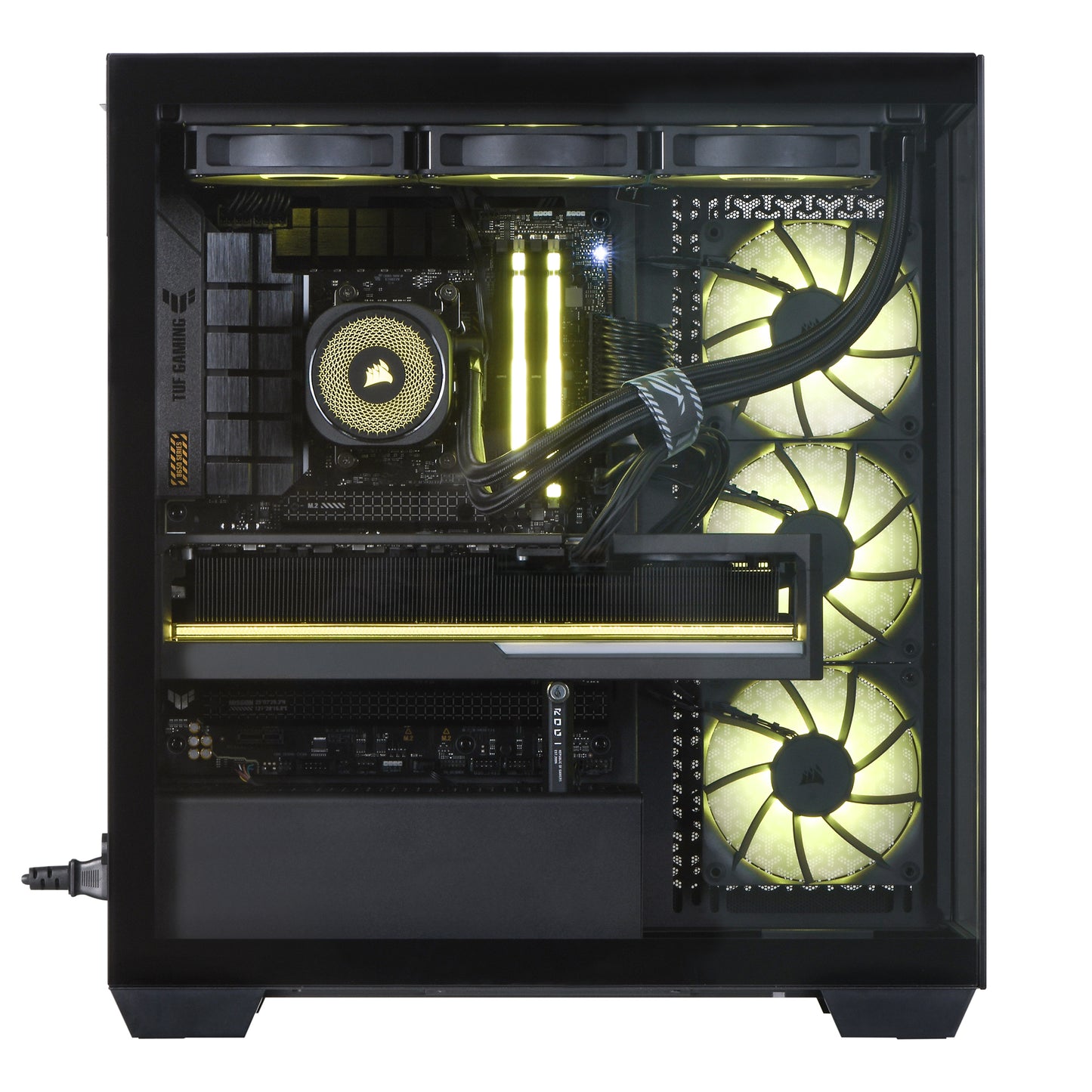 Υπολογιστής Actina 5901443413769 με επεξεργαστή AMD Ryzen™ 9 7900X, μνήμη 32 GB DDR5-SDRAM, αποθηκευτικό χώρο 2 TB SSD, κάρτα γραφικών NVIDIA GeForce RTX 5080, μαύρος Midi Tower