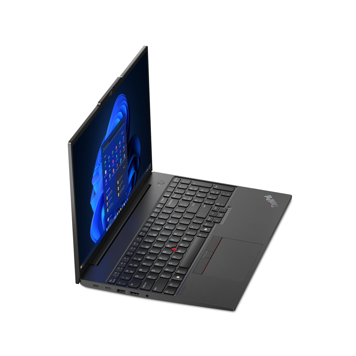Lenovo ThinkPad E16 Gen 2 (AMD) AMD Ryzen™ 5 7535U Laptop 40.6 cm (16") WUXGA 8 GB DDR5-SDRAM 256 GB SSD Wi-Fi 6E (802.11ax) Windows 11 Pro English Black New Repack/Repacked