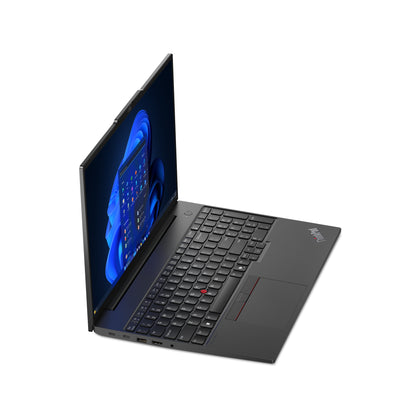 Lenovo ThinkPad E16 Gen 2 (AMD) AMD Ryzen™ 5 7535U Laptop 40.6 cm (16") WUXGA 8 GB DDR5-SDRAM 256 GB SSD Wi-Fi 6E (802.11ax) Windows 11 Pro English Black New Repack/Repacked