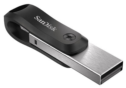 SanDisk iXpand μονάδα USB flash 64 GB USB Type-A / Lightning 3.2 Gen 2 (3.1 Gen 2) Μαύρος (Μαύρο), Άργυρος