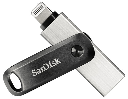 SanDisk iXpand μονάδα USB flash 64 GB USB Type-A / Lightning 3.2 Gen 2 (3.1 Gen 2) Μαύρος (Μαύρο), Άργυρος