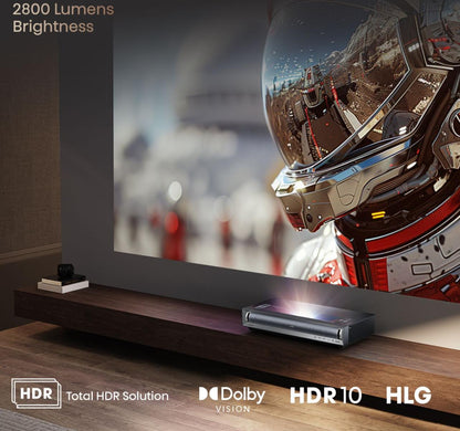 Hisense PX3 Laser Cinema TV 4K data projector Ultra short throw projector 2800 ANSI lumens 2160p (3840x2160) Black