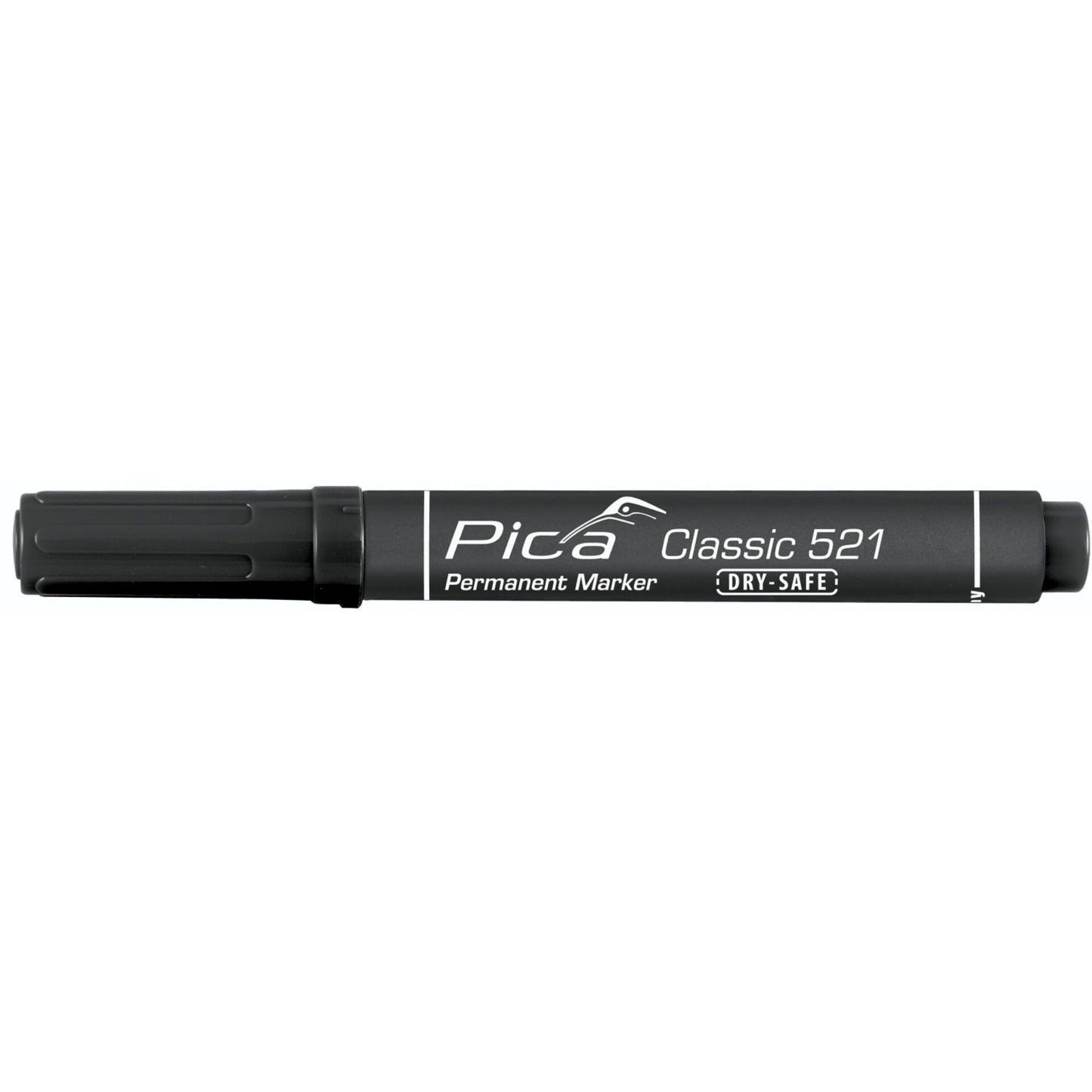 Pica Permanent Marker 2-6mm, Wedge Tip, Black