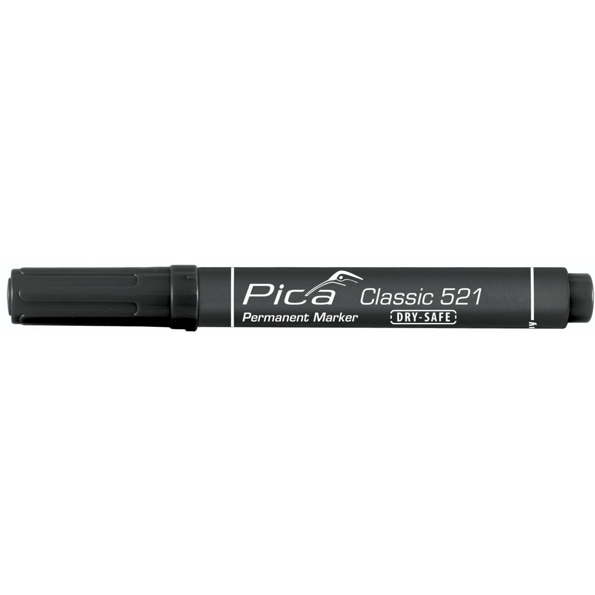 Pica Permanent Marker 2-6mm, Wedge Tip, Black