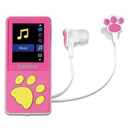 Lenco Xemio-560PK Portable CD Player with FM Radio, Pink