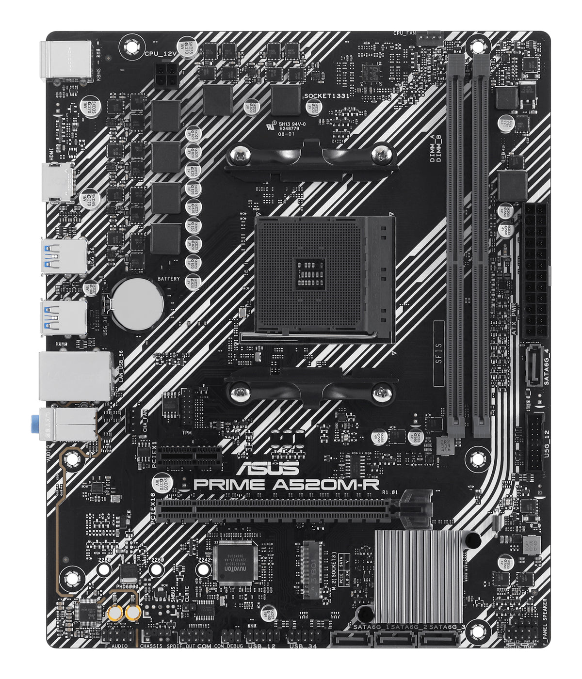 MB ASUS PRIME A520M-R (AMD, AM4, DDR4, mATX)