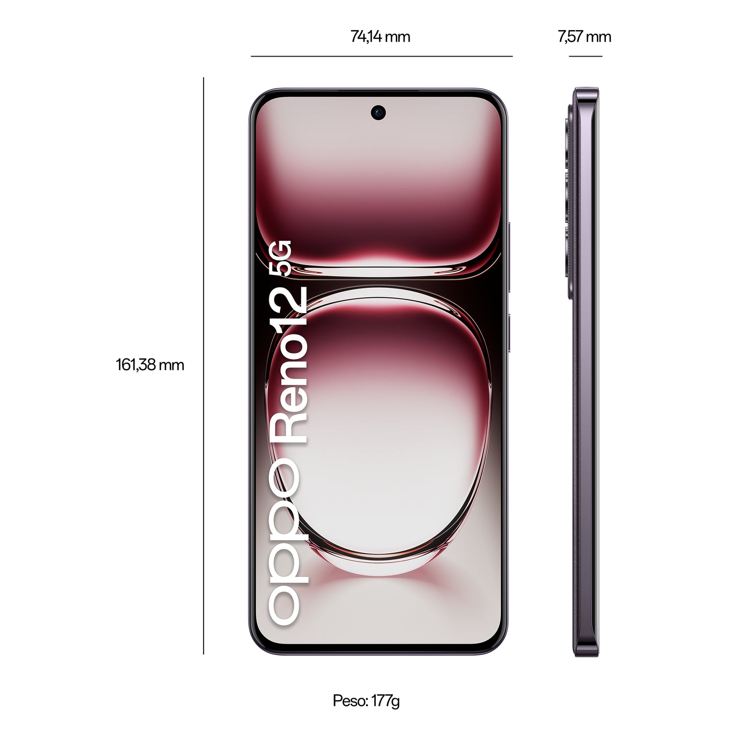 OPPO RENO 12 12+256GB DS 5G BLACK BROWN