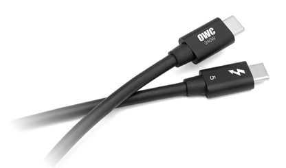 NewerTech OWC Prem.Thunderbolt 5 0,8m bk.