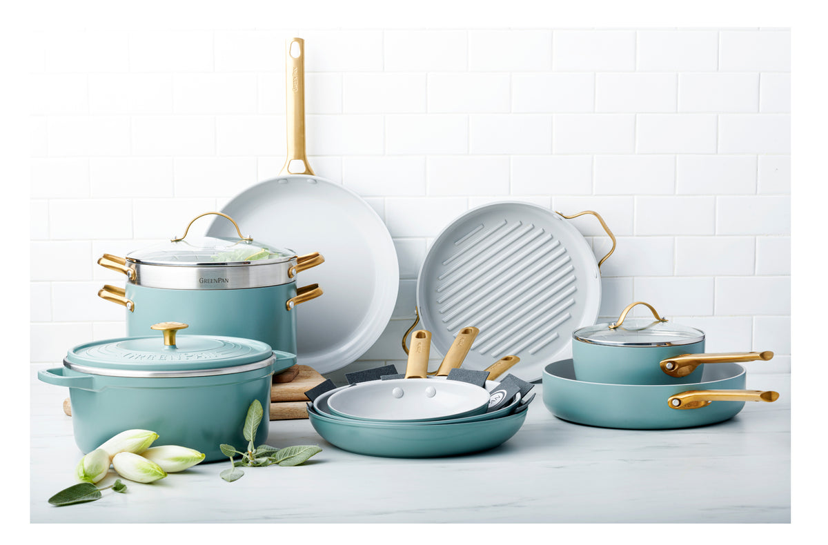 GreenPan Padova Reserve Saucepan 18cm Sky Blue