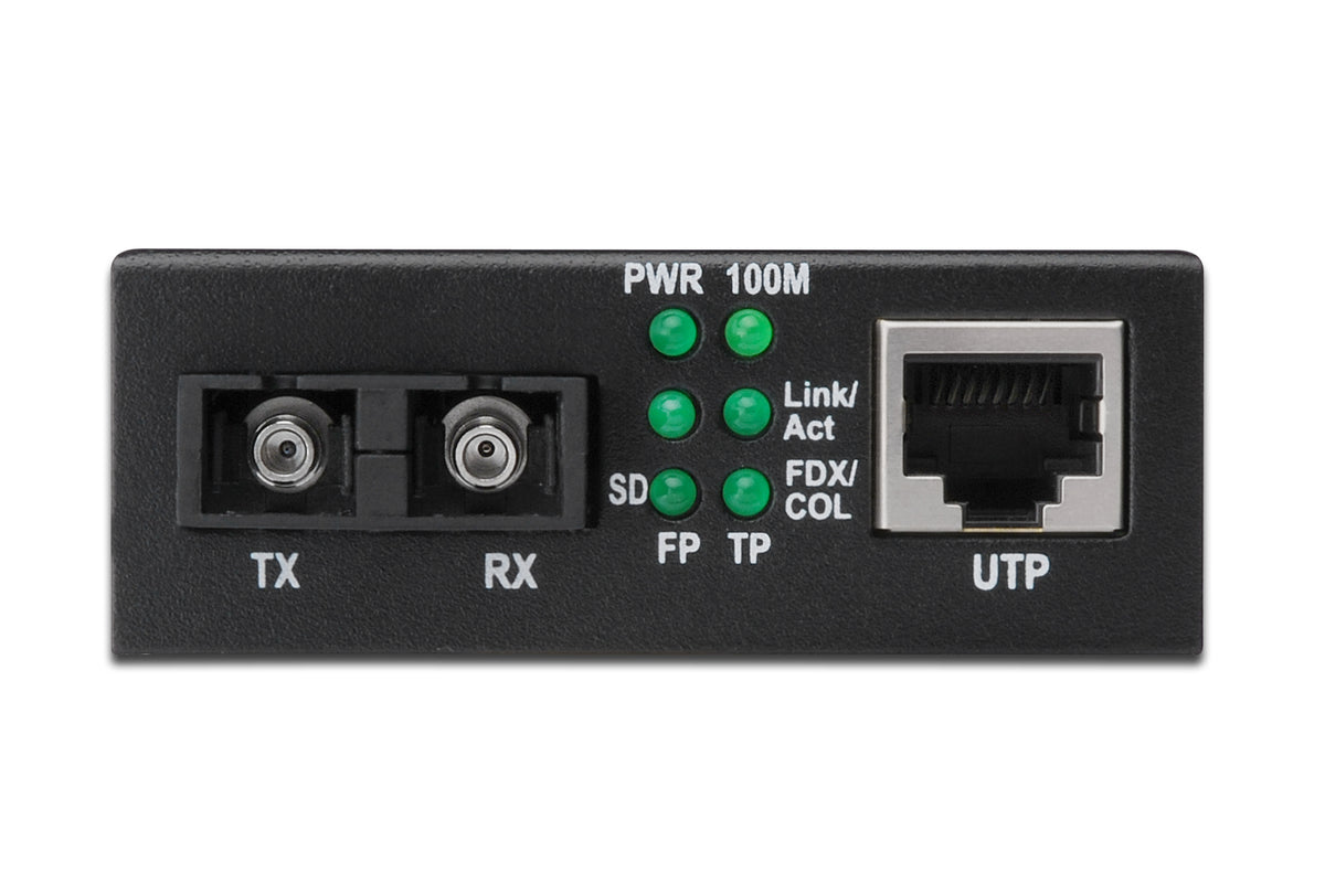 DIGITUS Medienkonverter Fast Ethernet RJ45/SC Multimode