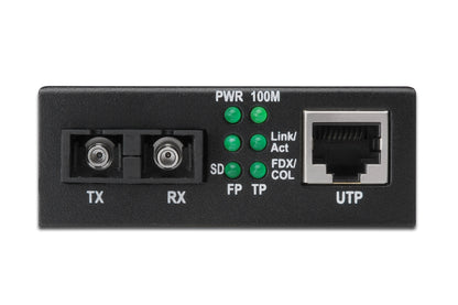 DIGITUS Medienkonverter Fast Ethernet RJ45/SC Multimode
