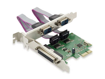 CONCEPTRONIC PCIe1x Card 2xRS232-Seri./1xParal.      2.5Gbps