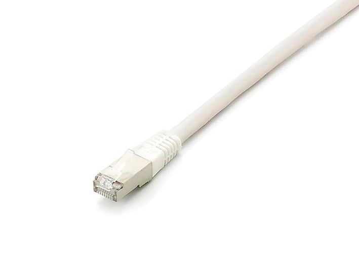 Equip Patchkabel Cat6A Plat.S/FTP 2xRJ45 15.00m    weiß LSZH Polybeutel