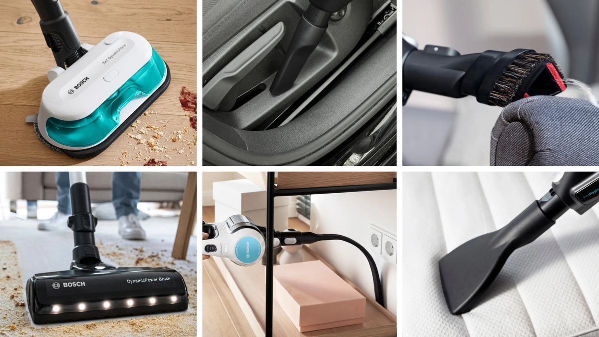 Cordless 2-in-1 hoover, vacuuming and mopping Unlimited 7 ProHygienic Aqua White