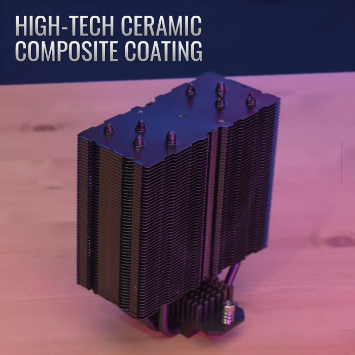 Aerocool Rime 4 Processor Air cooler 12 cm Black 1 pc(s)