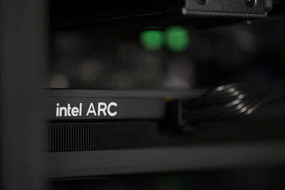 Actina 5901443410287 PC AMD Ryzen™ 5 8400F 32 GB DDR5-SDRAM 1 TB SSD Intel Arc B580 Midi Tower Black