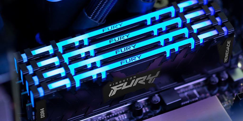 Kingston Technology FURY 16GB 3200MT/s DDR4 CL16 DIMM (Kit of 2) Renegade RGB