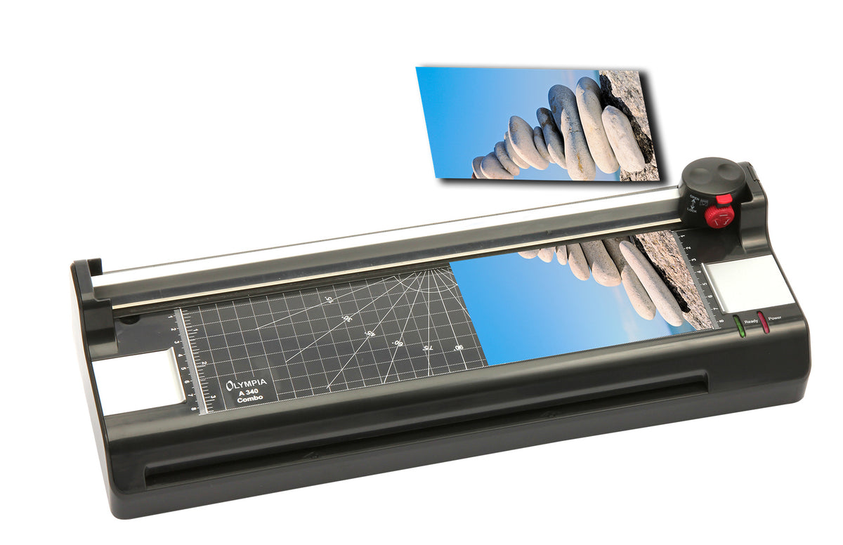 Olympia Laminator +Papierschneider A340 Combo        schwarz