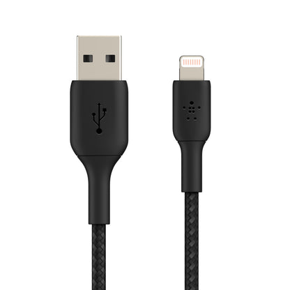 Belkin Lightning Cable 1m, coated, mfi cert, black