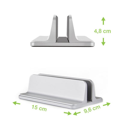 Techly Vertical Aluminum Notebook Stand