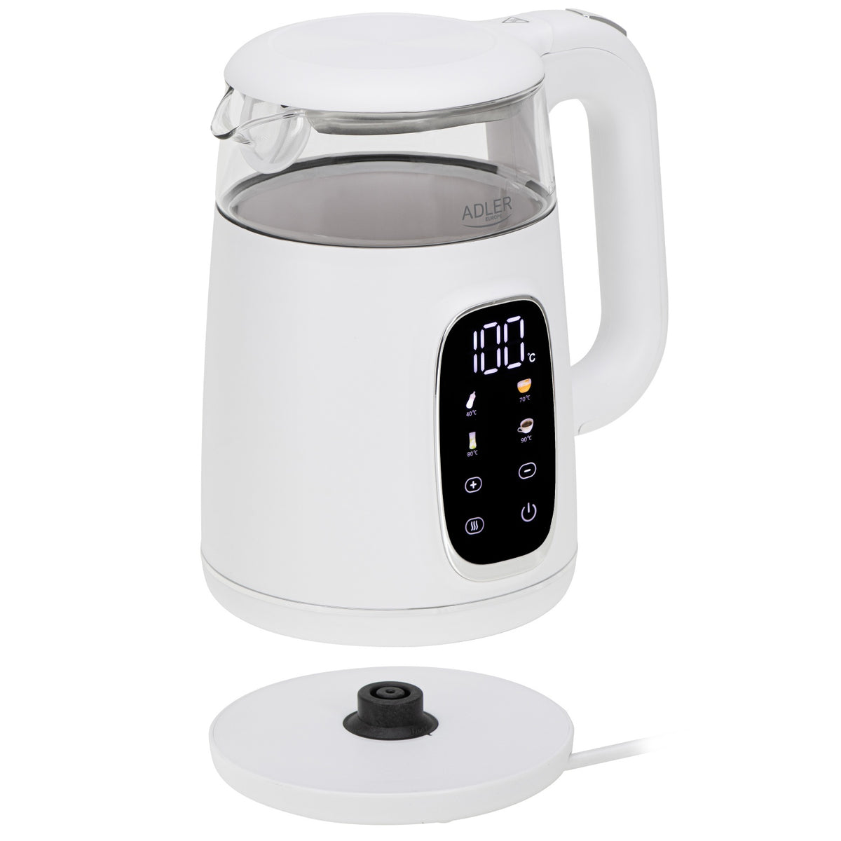 ADLER AD 1305 electric kettle white/silver