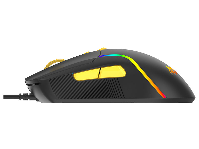 Tracer HORNET 87 keyboard Mouse included Gaming USB QWERTY English Black, Yellow