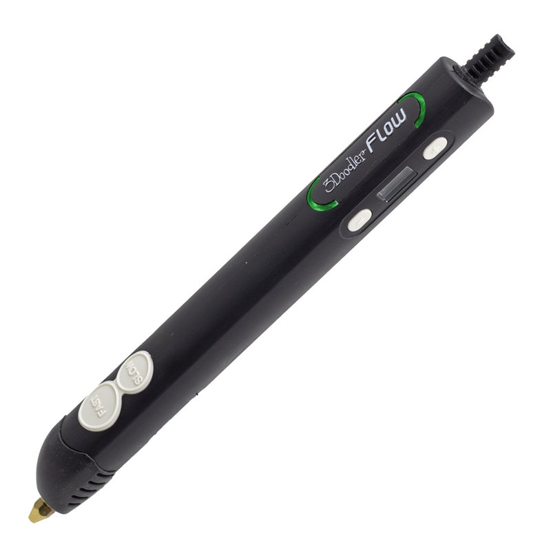 3Doodler FLOW 3D Pen, 2.2 mm Tip, Black