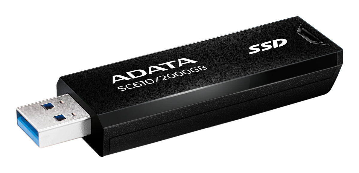ADATA SC610 εξωτερικός αποθηκευτικός δίσκος USB 2 TB USB Τύπος-A 3.2 Γενιά 2 (3.1 Γενιά 2) Μαύρο