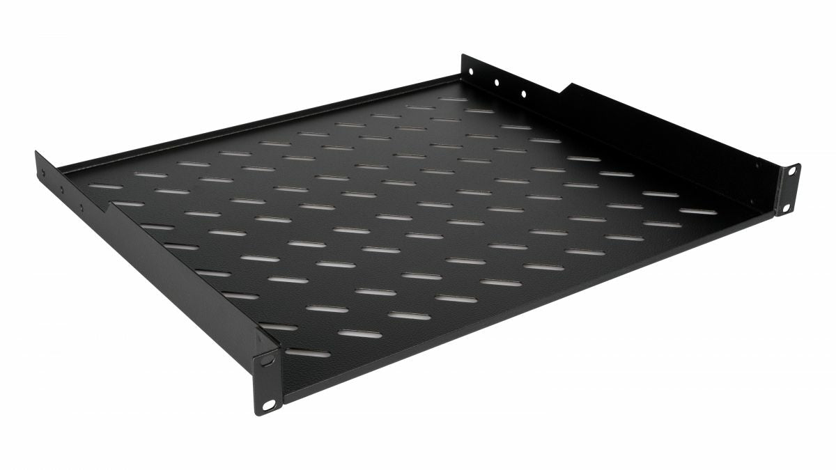 Equip 19" Fachboden fest für Serverschränke  60cm 1U schwarz