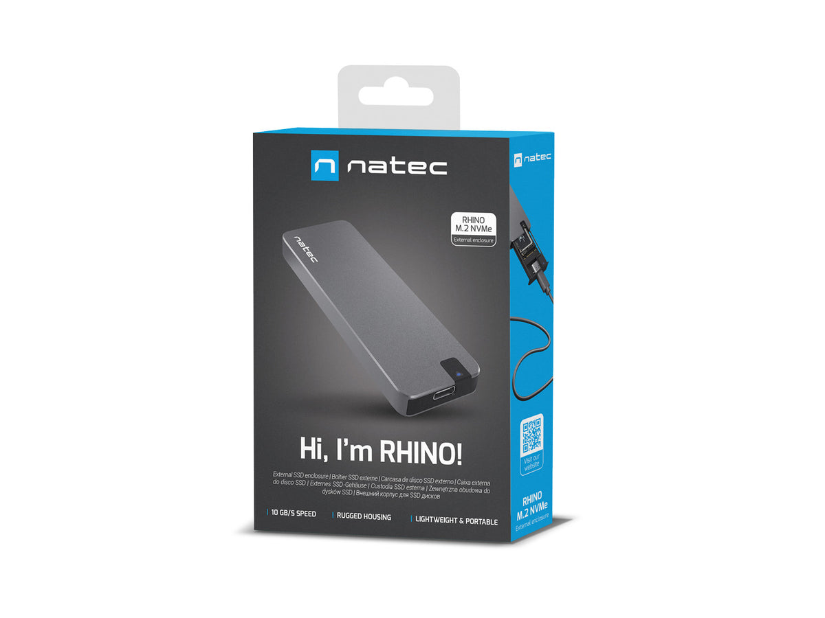 Κουτί SSD NATEC RHINO M.2 NVMe από Αλουμίνιο