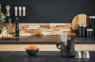 Tefal MB77EN electric grater/spiralizer Plastic Black