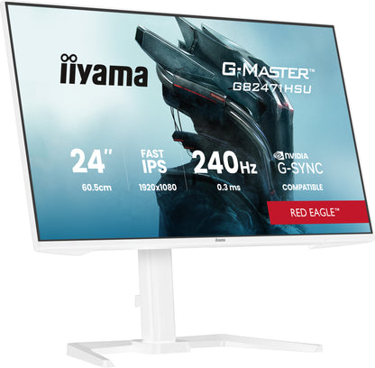 iiyama G-MASTER GB2471HSU-W1 23.8" Full HD LED Monitor (White)