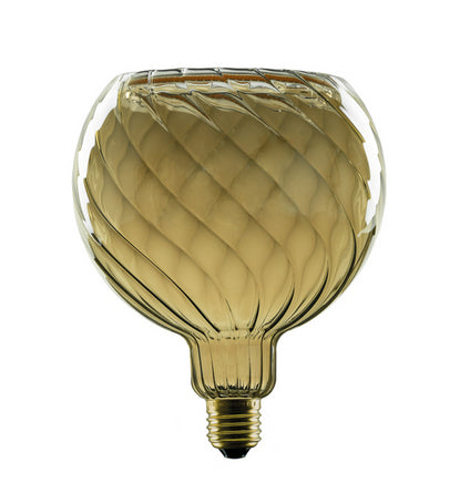 SEGULA LED Floating Globe 150 twisted smokey grau E27 230Lm