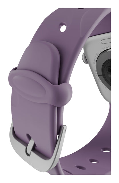 Decoded Silicone Ares Splice Strap for 40mm and 42mm Apple Watch - Purple Haze