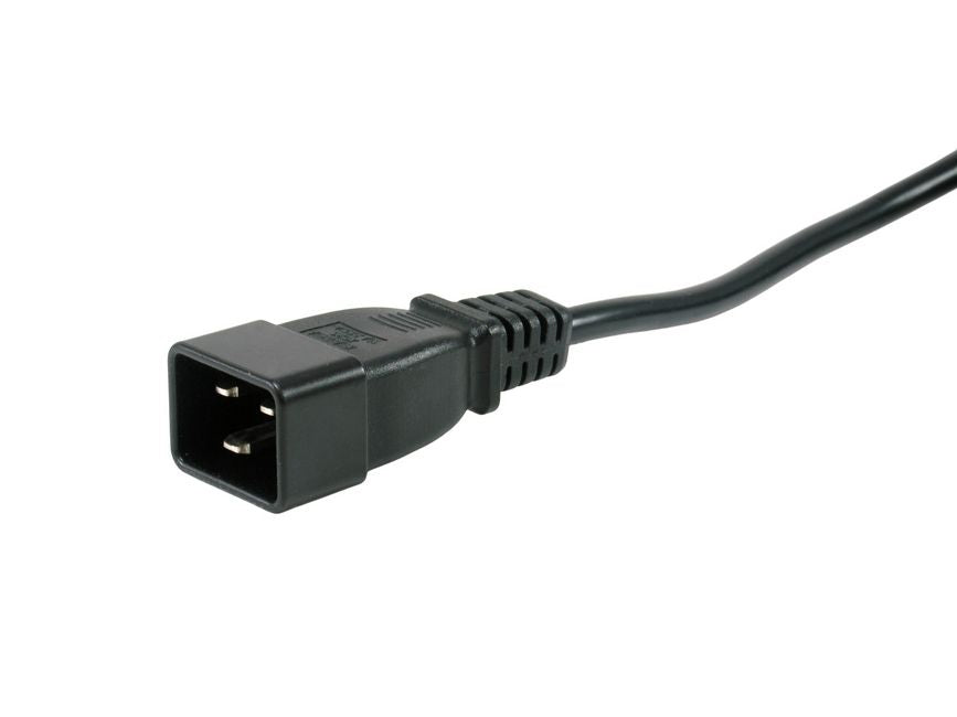 Equip 19" Steckdosenleiste IEC C20->6xIEC C19+Switch    Alu.