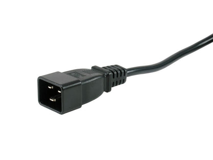 Equip 19" Steckdosenleiste IEC C20->6xIEC C19+Switch    Alu.