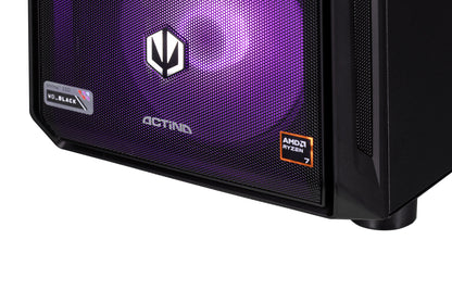 Actina 5901443414575 Επιτραπέζιος Υπολογιστής AMD Ryzen™ 7 7800X3D με 32 GB DDR5-SDRAM, 2 TB SSD, NVIDIA GeForce RTX 5070 Ti, Μέσης Κατηγορίας Πύργος Μαύρου Χρώματος