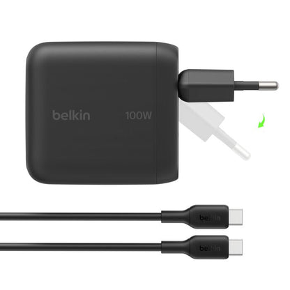 Belkin BOOSTCharge 100W USB-C GaN Chg+Cable BK.WCH025KQ1.5BKB6
